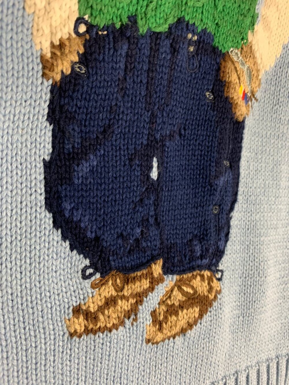 Polo Ralph Lauren Bermuda Polo Bear Blue Hoodie Women's M - Picture 7 of 16